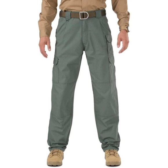 5.11 Tactical Performance Pants Mens Size 34x30 Pure Cotton Canvas 74251 Green - Picture 2 of 9